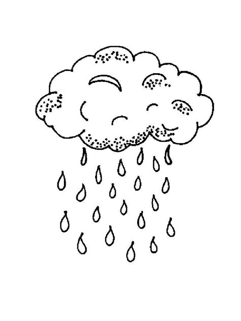 rain coloring pages