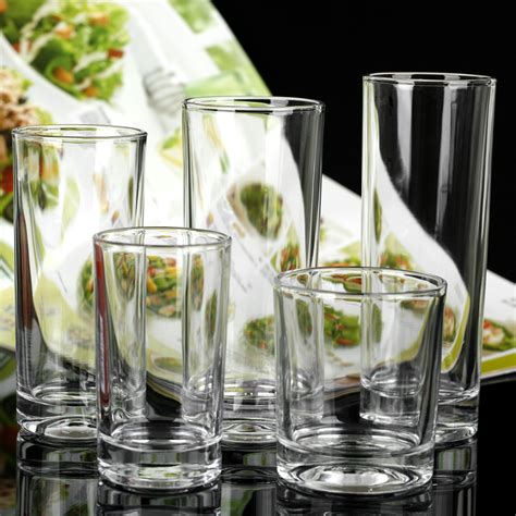 Glass Cups Wholesale 12oz Clear Glasses Tumblers For Drinking Water