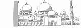 Abu Dhabi Mosquée Sheikh sketch template