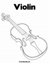 Violin Twistynoodle sketch template