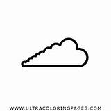 Coloring Pages Cloud Nebula sketch template