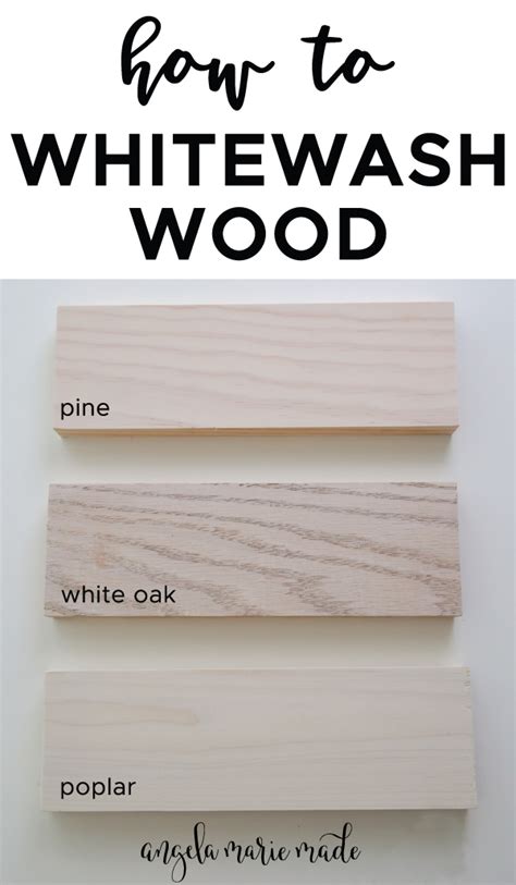 whitewash wood  paint angela marie