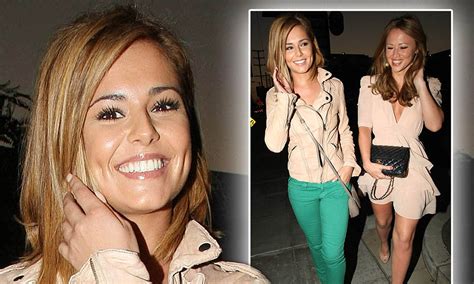 cheryl cole blonde and in skinny emerald jeans dines out with kimberley walsh in la daily mail