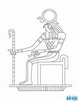 Ra Coloring Egyptian God Egypt Pages Ancient Gods Goddesses Deity Drawings Kids Hellokids Symbols Color Print Mythology Tattoo Colouring Adult sketch template
