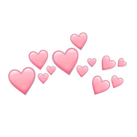 freetoedit pink hearts heart pinkemoji sticker  atsnmyart