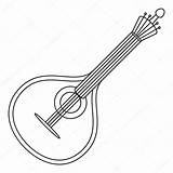 Mandolin Musicale Stringed Serenades Performers Troubadours Contorno Strumento Mandolino Mandoline Bluegrass Instrumentos Musique Musicais sketch template