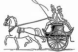 Horse Carriage Dogcart Sketch Drawn Vehicles Cart Drawing Victorian Buggy Coloring Pages Vehicle Old Easy Clipart Line Carriages Coaches Kids sketch template