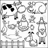 Farm Coloring Animals Pages Animal Printable Pdf Barnyard Adults Barn Book Kids Red Colouring Color Print Getcolorings Awesome Getdrawings Tractor sketch template