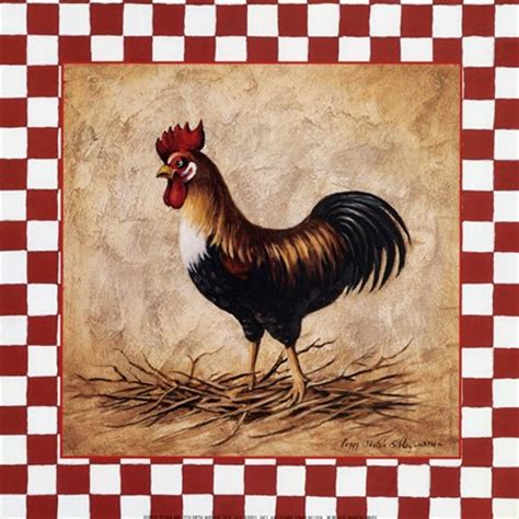 country rooster fine art print  peggy thatch sibley  fulcrumgallerycom
