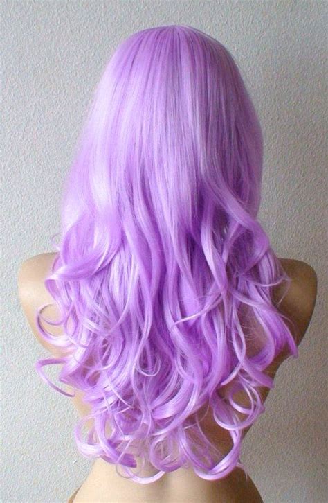 Lavender Wig Light Purple Medium Length Curly Hair By Kekeshop Hair