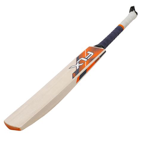 flx kw  kashmir willow cricket bat  leather ball orangeblue