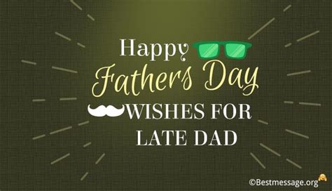 happy fathers day wishes messages  late dadfather