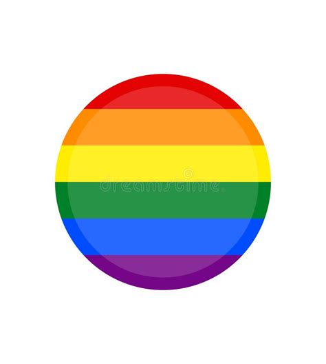 rainbow flag movement lgbt flat icon stock vector illustration of