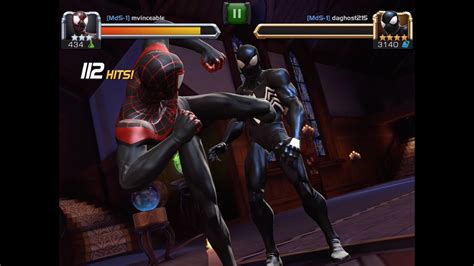Spider Man Miles Morales Vs Symbiote Spider Man