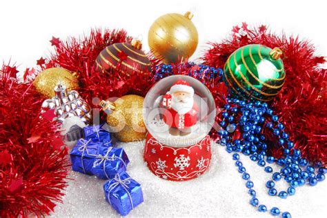 christmas decorate composition  glitter stock photo royalty