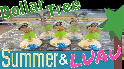 dollar tree  summer luau party items youtube