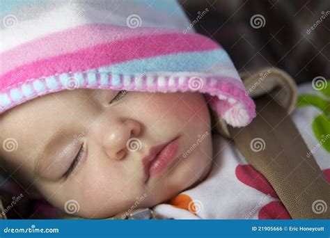 cute sleeping baby girl royalty  stock image image