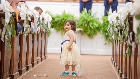 3 year old battling cancer is flower girl in bone marrow donor s