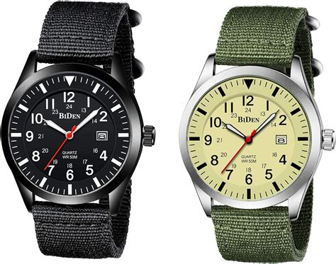 amazoncom  mens watches bundle waterproof military watches  men analog tactical wrist