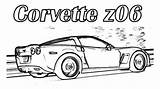 Corvette Coloring Pages Cars Z06 Chevrolet Zr1 Color Colouring Print Printable Sheets Kids Drifting Choose Board sketch template