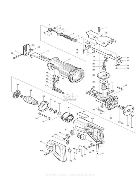 makita jrvt parts diagram  assembly