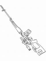 Weapons sketch template