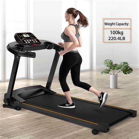 hp large folding electric motorized treadmill incline running