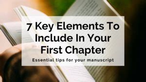 key elements  include    chapter writers edit