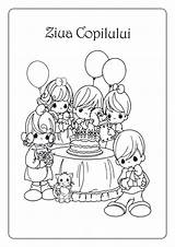 Colorat Ziua Copilului Planse Desene Iunie Imagini Fise Copii Copiilor Lucru Gradinita Baloane Tort Educative sketch template