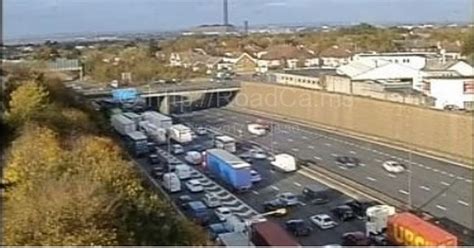 recap rush hour drivers hit with long delays on the m25 at dartford crossing after lane