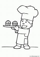Cocinero Cocineros Profesiones Infantiles sketch template