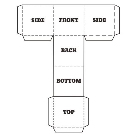 printable cube template  inches hot sex picture