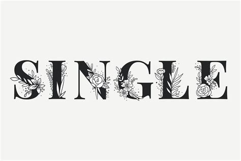 single vector word typography lettering font  image  rawpixel