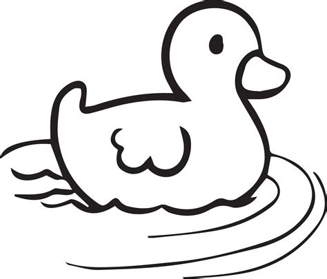 duck drawing vector art icons  graphics