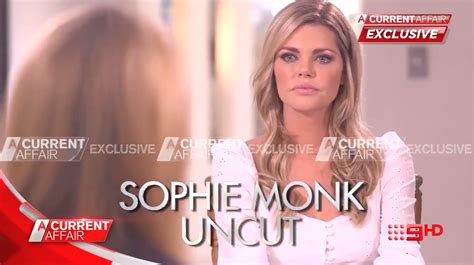 sophie monk breaks down on a current affair and reveals truth behind