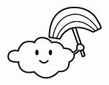 Colorir Nube Arco Nuvem Arcoiris Arcobaleno Ciel Nuage Arc Colorier Colorare Disegni Meteorologia íris Nuvens Gatto Acolore Coloriages Coloritou Infantiles sketch template