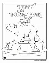 Bear Polar Coloring sketch template