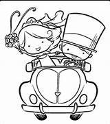 Wedding Coloring Pages Couple Stamps Digi Da Colorare Disegni Matrimonio Kids Sposi Silhouette Married Just Colouring Para Pagine Cute חתן sketch template