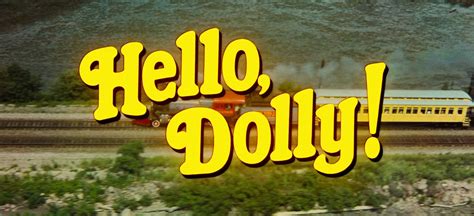 hello dolly 1969 movie typography