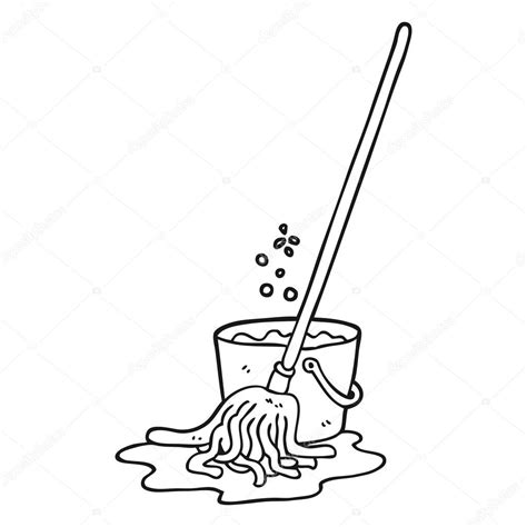 mop coloring coloring pages
