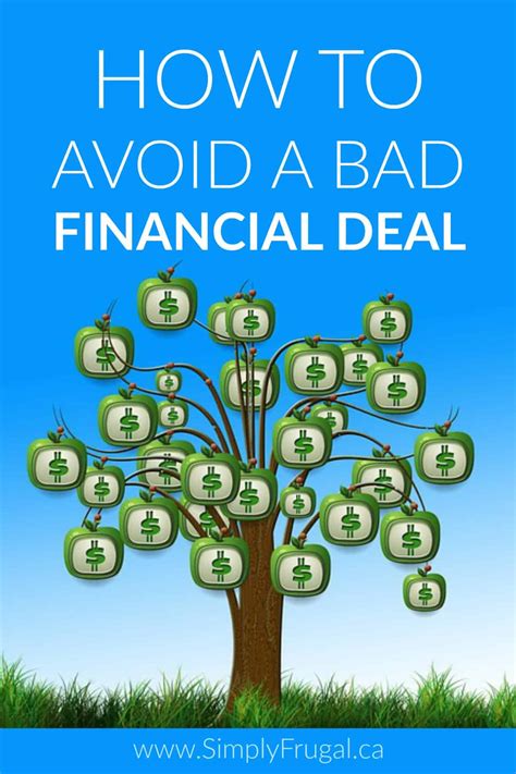 avoid  bad financial deal