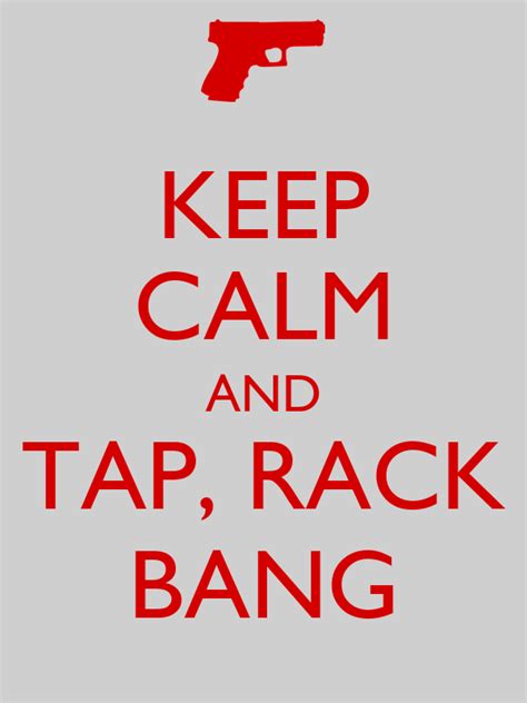 Keep Calm And Tap Rack Bang Poster Teamkillbot Keep