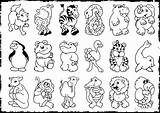 Animals Coloring Pages Preschool Jungle Color Printable Getcolorings Rainforest Print sketch template