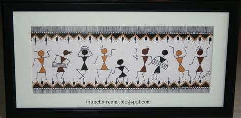 simple canvas painting ideas warli google search pottery painting