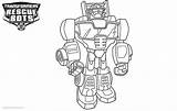 Rescue Coloring Bots Pages Transformers Lineart Printable Print Color Kids sketch template