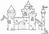 Chateau Gratuit Imprimé sketch template