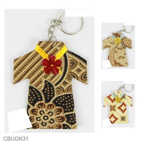 gantungan kunci batik model baju kembang kawung gantungan kunci etnik murah batikunikcom