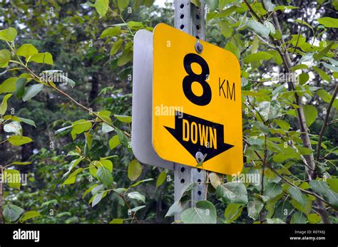 kilometer marker stock  kilometer marker stock images alamy