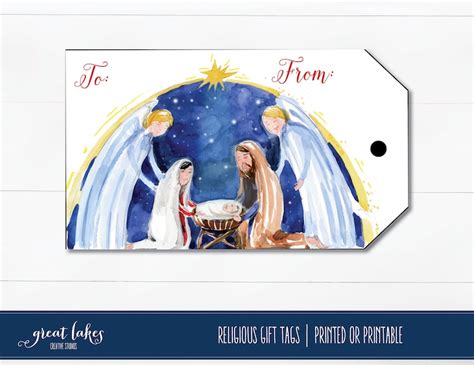 religious christmas gift tags christmas gift tags printable etsy