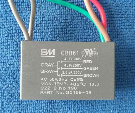 ceiling fan motor cbb capacitors  wire vv  wire capacitor kupit